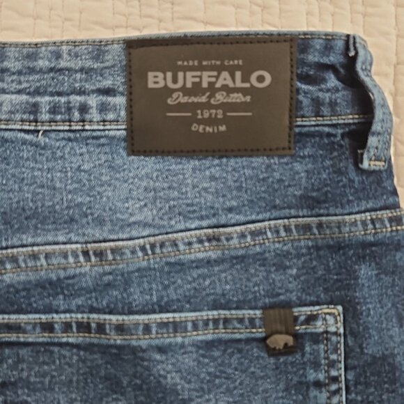 Buffalo by David Bitton Driven Jeans Men's 36 x 32 Med Wash Relaxed Straight NEW - Picture 15 of 16